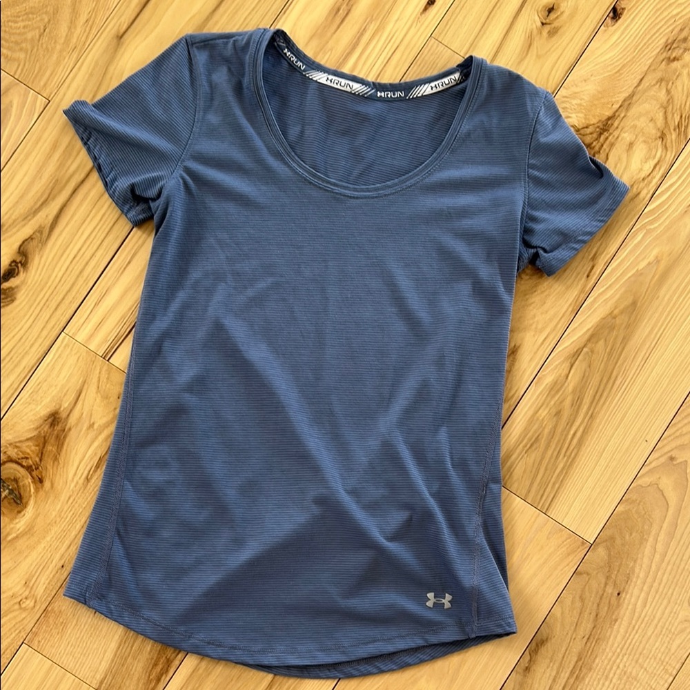 Under Armour Blue Running Tee Shirt Size S